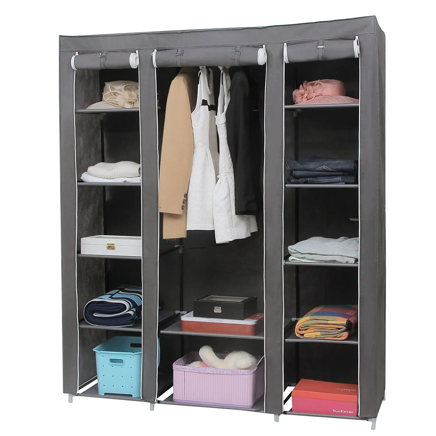 Лидер продаж, портативные дешевые складные колеса для раздвижных дверей, платяной шкаф с двойной молнией