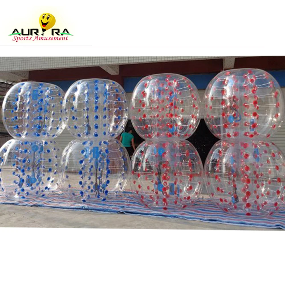 Inflatable Bubble Bumper Zorb Ball Adult TPU Football Family bubble ball double bubble suit body zorb bumper for kids