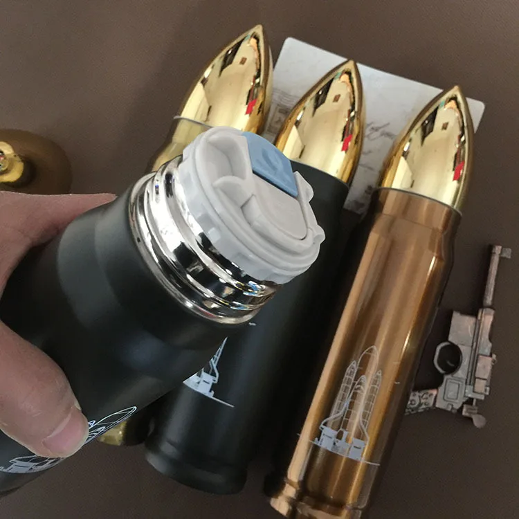 Wholesale and custom logo 500ml and 350ml Insulated 304 Thermos Bullet Stainless Steel tumbler with Leak Proof Lid