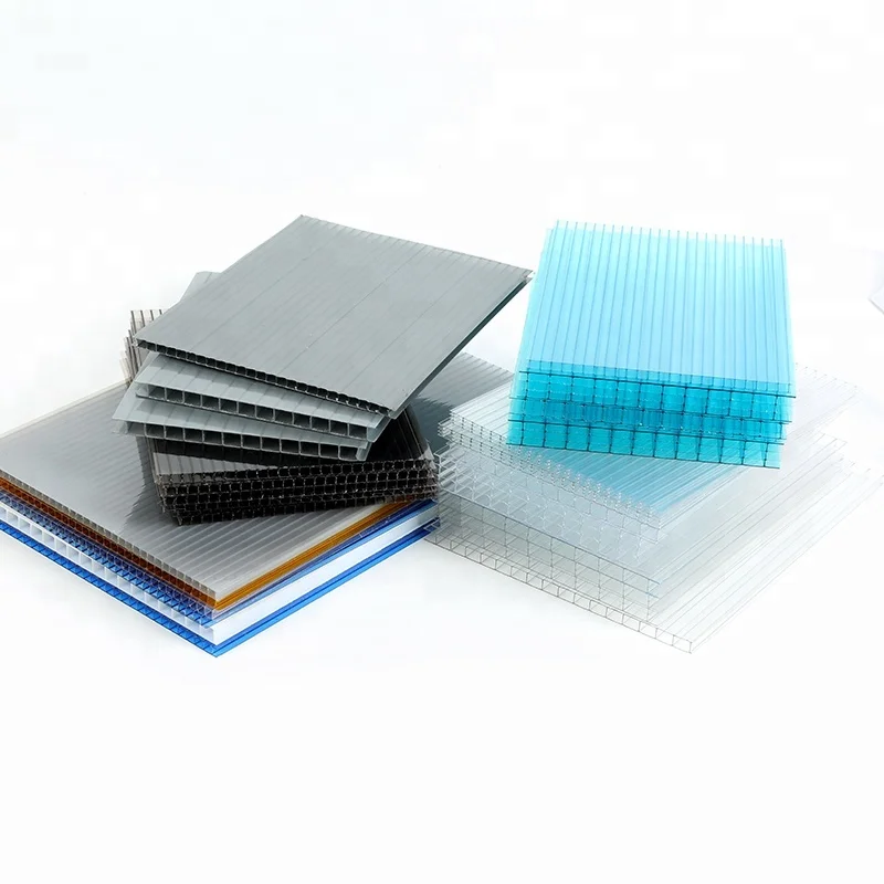 High quality 6mm twin wall polycarbonate sheet for greenhouse