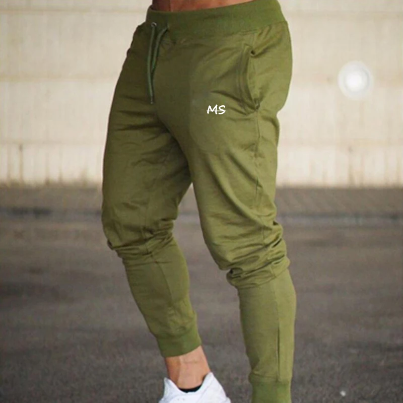 
2018 New Men Joggers Cotton GYMS Fit Workout Pants  (60750261748)