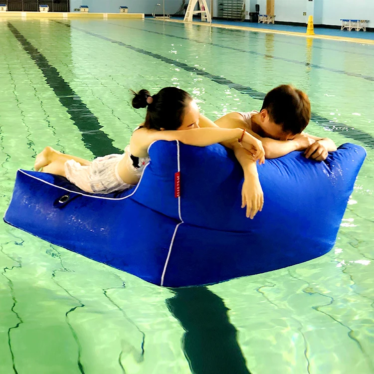 Лидер продаж, водонепроницаемое плавающее кресло-мешок, кровать, мебель для улицы, плавающий стул-мешок для бассейна