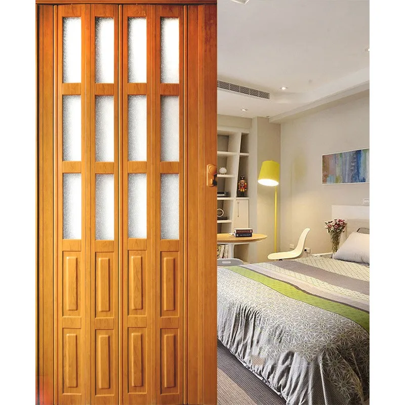 Hot-sale home product plastic folding door with handle and other accessories
