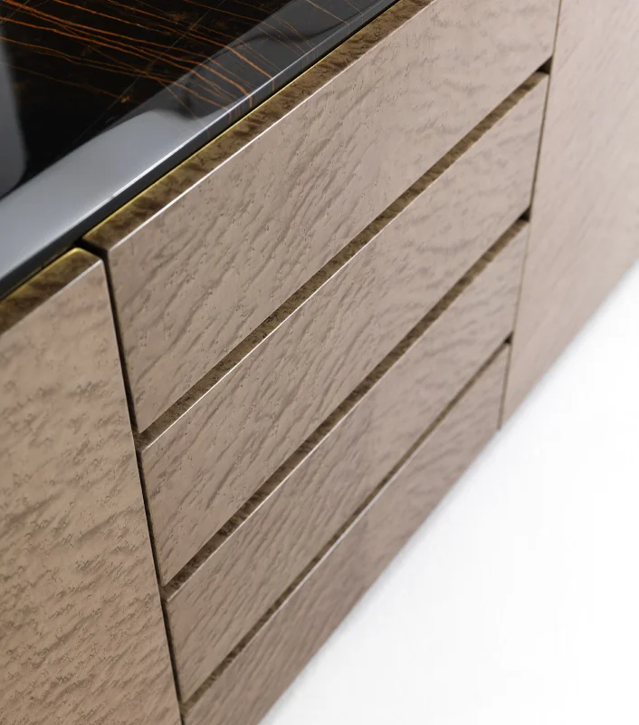 Natural Marble Luxury Sideboard Buffet Cabinet Sideboard Furniture for Dining Room