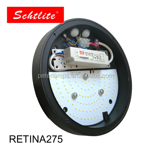 
RETINA 7 Eyelid half round outdoor garden 20W LED Bulkhead light 