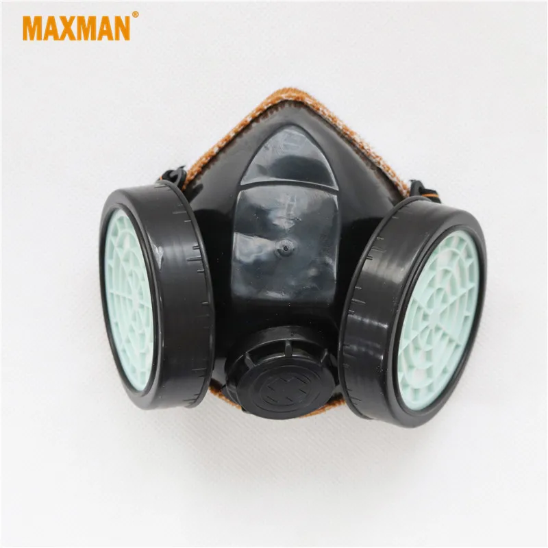 
Silicone Half Facepiece Gas Mask Reusable Respirator 