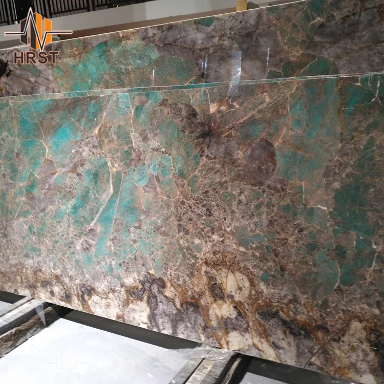 Natural Stone Verde Amazonas Green Granite Big Slabs Polished Brazilian Exotic Amazonite Slabs Green Granite Price