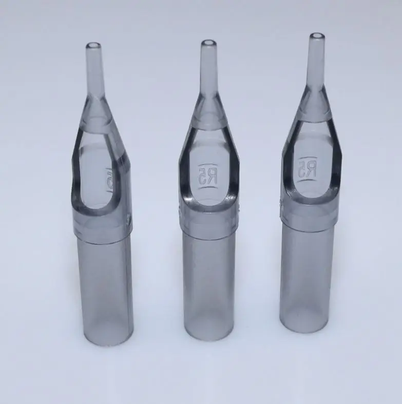 
2019 wholesale transparent grey disposable tattoo tip 