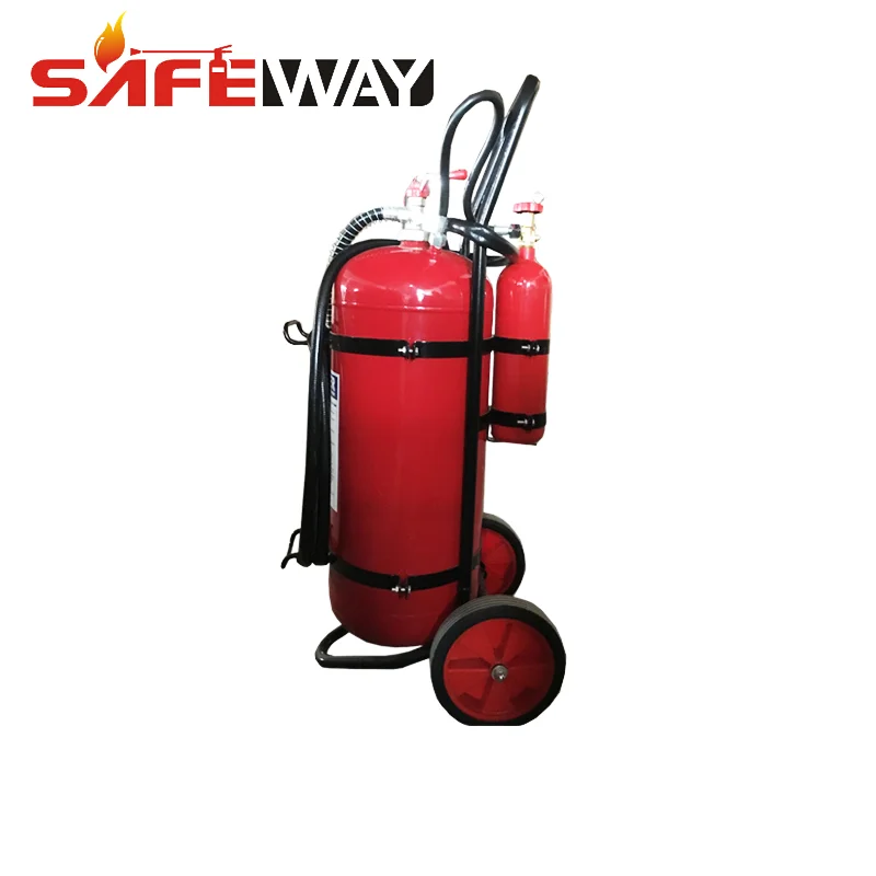 50KG ABC Wheeled Dry Powder Fire Extinguisher 2020 Popular Trolly Fire Extinguisher Factory Hotsale Extintores
