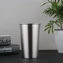 Чашка из нержавеющей стали 16 унций с логотипом, допускается небольшой заказ