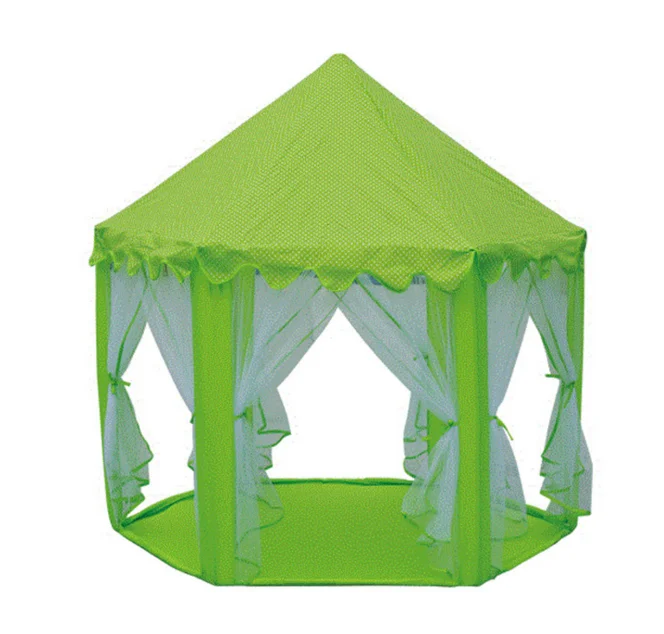 Play Tent Portable Foldable PrinceTent Children Party Roof to Castle Cubby House Kids Gifts Baby Playpens Toys