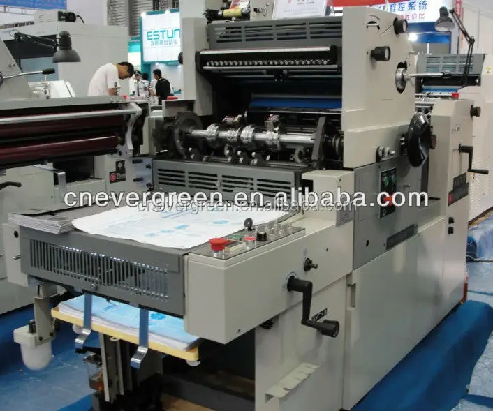 small one color offset printing machine
