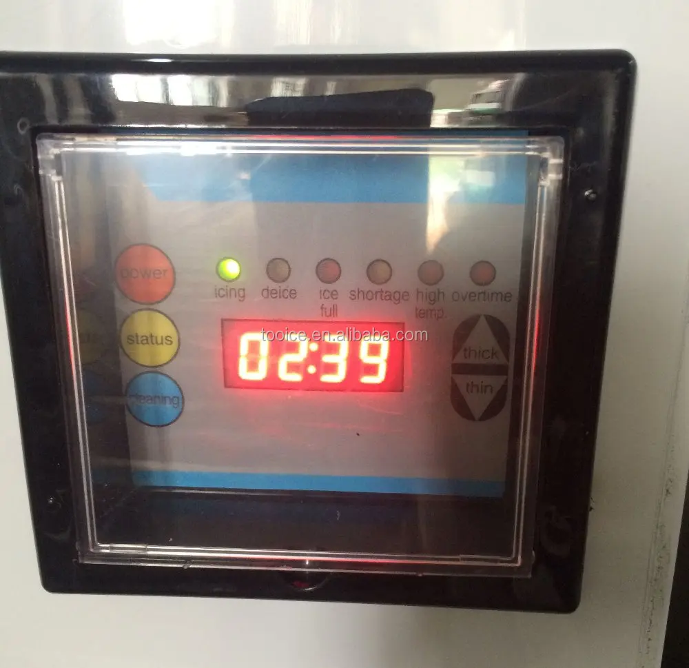 langtuo commercial cube ice machine with Led display screen