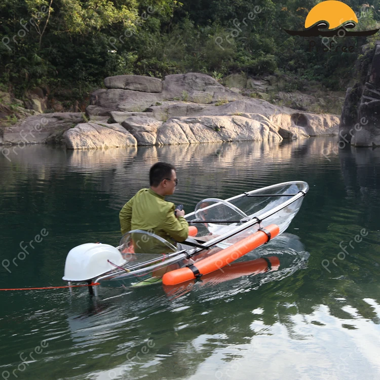 
PC Transparent Kayak/ Clear Plastic Boat/ Double Seats /newest /canoe with decent design 