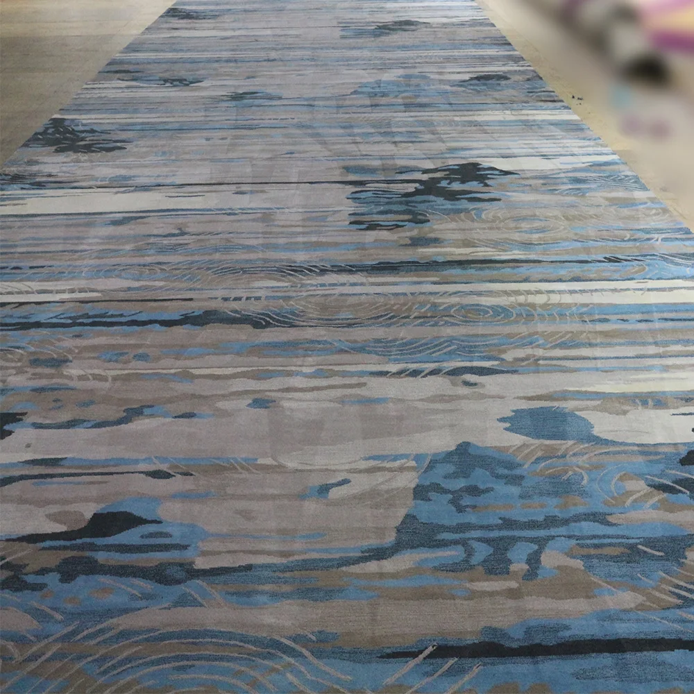 High End Anti slip Luxury Hand Tufted Wall to Wall Runner Carpet for Hotel