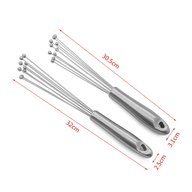 KingForce Hand Bread Dough Mixer Stick Premium Stainless Steel baking tools egg whisker kitchenware for  Bread Cake Pizza