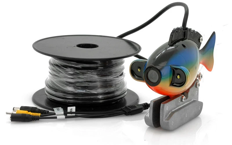 20M Cable Fish Finder 7 Inch Monitor Underwater Fishing Camera Kit 2PCS  LEDs Sun Visor Used For Ice Lake Boat Fishing