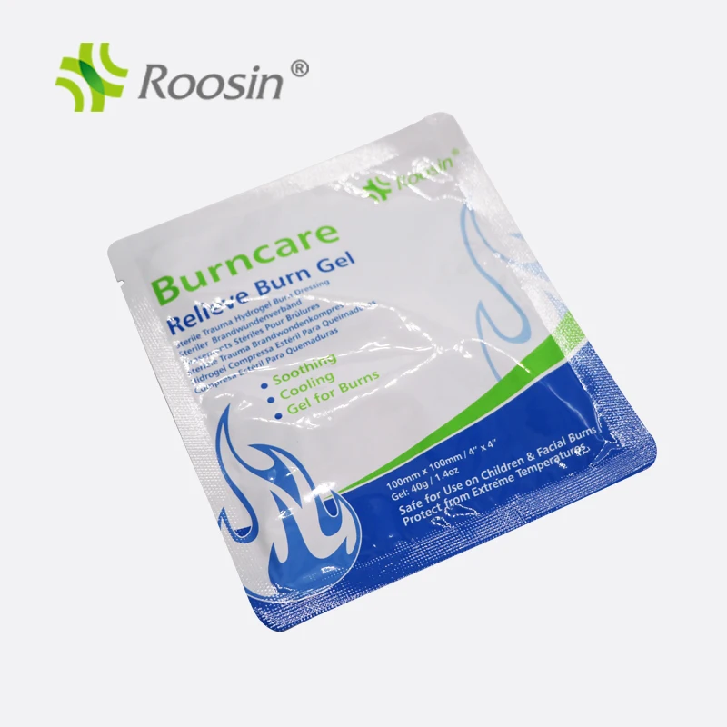Hydrogel Sterile Burn Pads Wound Dressing for Burn Relief