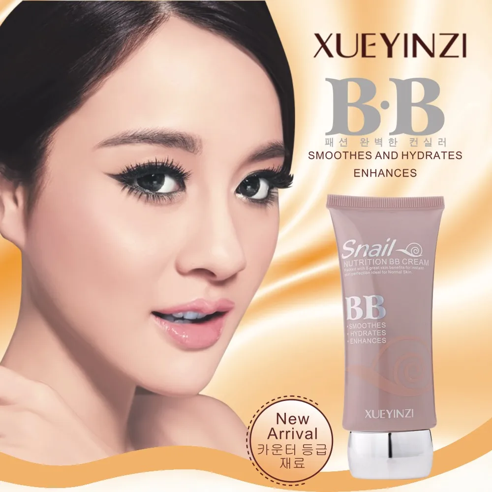 
Snail Nutrition Whitening Concealer Face Liquid Foundation BB Cream 