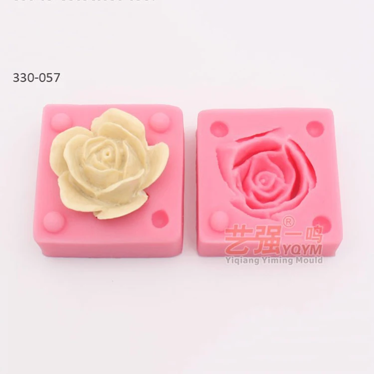 Baking Accessories 3d Mould Fondant Cake Decoration Food Grade Silicone Rose Flower Cake Molds