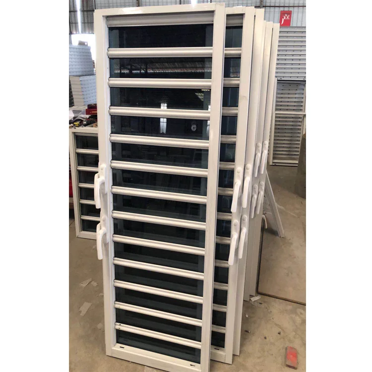 Modern home design, safety blinds, aluminum glass windows