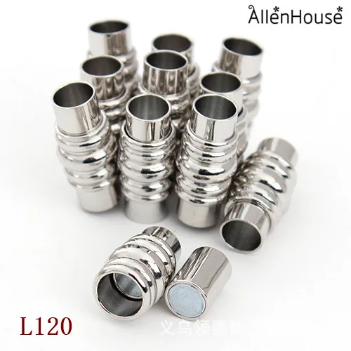 Quick Release Antique Copper Rope Bracelets End Cap,Metal Screw Clasps for Leather Cord Holder