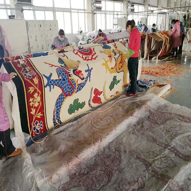 Hand tufted New Zealand wool carpets and rugs for living room