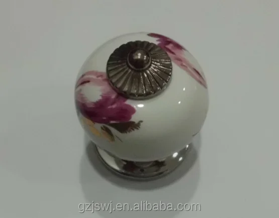 Decorative New Design Ceramic knob and handle for cabinet