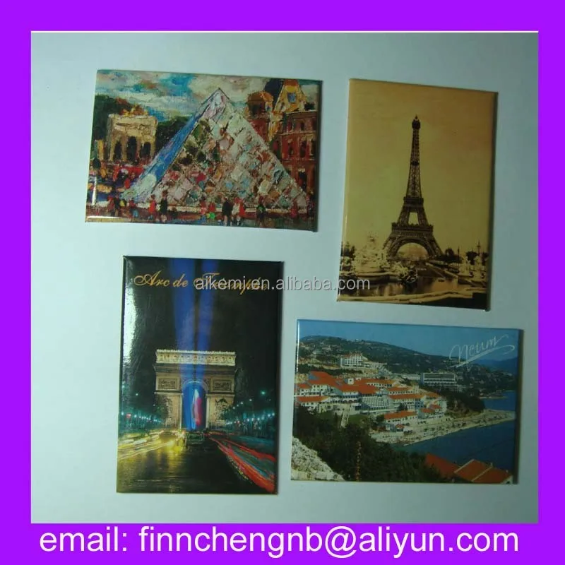7.8X5.4cm customized souvenir rectangular fridge magnet paper,promotion personalized fridge magnets,fridge magnet printing