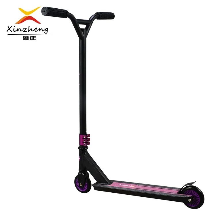 Ce Approved Freestyle Custom Two Pu Wheel Aluminum Kick Stunt Scooter Blunt Scooter for Kids and Adults