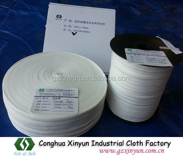 Гладильный конвейер, Направляющая лента, полиэфирная направляющая лента