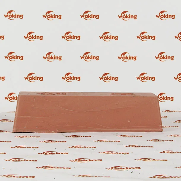 Abrasive polishing wax for mirror finish