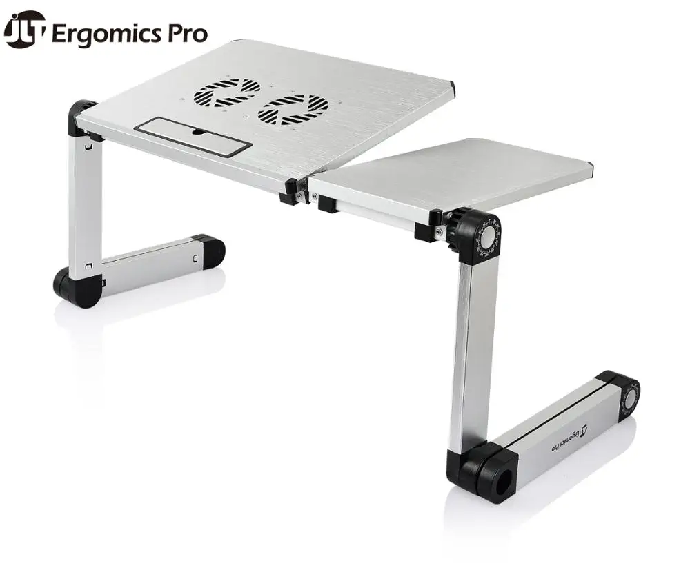 JLT Алюминиевый Многофункциональный для кровати и дивана портативный стол для ноутбука