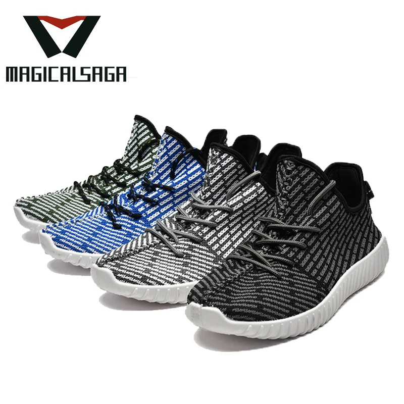 Latest casual shoe upper design men running shoes vamp knit tech sport upper material