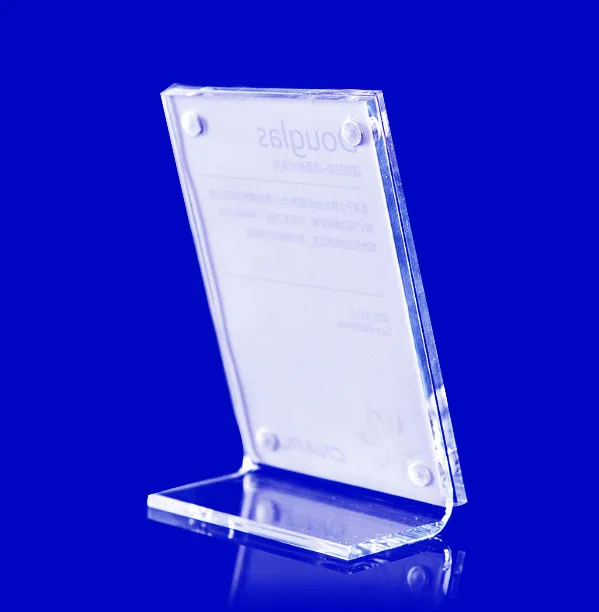 L type decca table strong magnetic platform sign display card price tag.