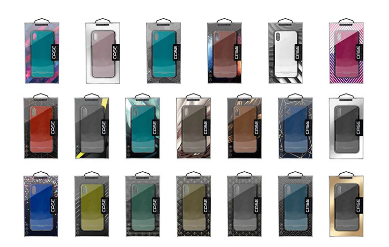 
Blister tray mobile phone case packing box for Phone X 