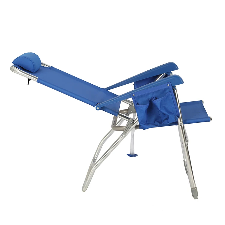 Открытый легкий алюминиевый складной шезлонг для рыбалки с подстаканник сумка-холодильник