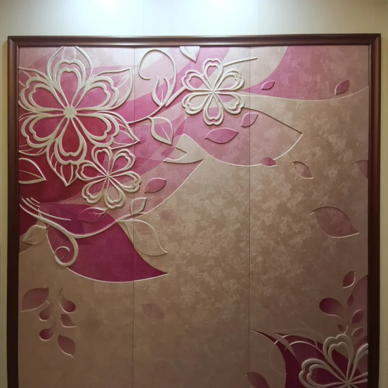 Xiaoya classic WPC Bamboo wood fiberComposite wall panel pvc building materials