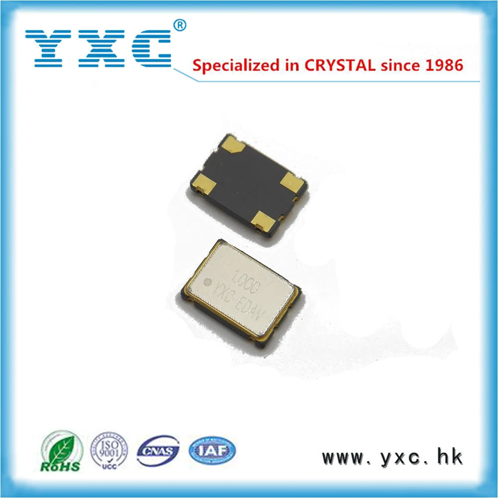 1 МГц 3.3 В oscilator 4pin smd 20ppm генератор напряжения управления 1.000 1.000000 YSO751SR/YXC