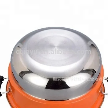 Biryani Cooking Pot With Red Color Electric Food Steamer Pot