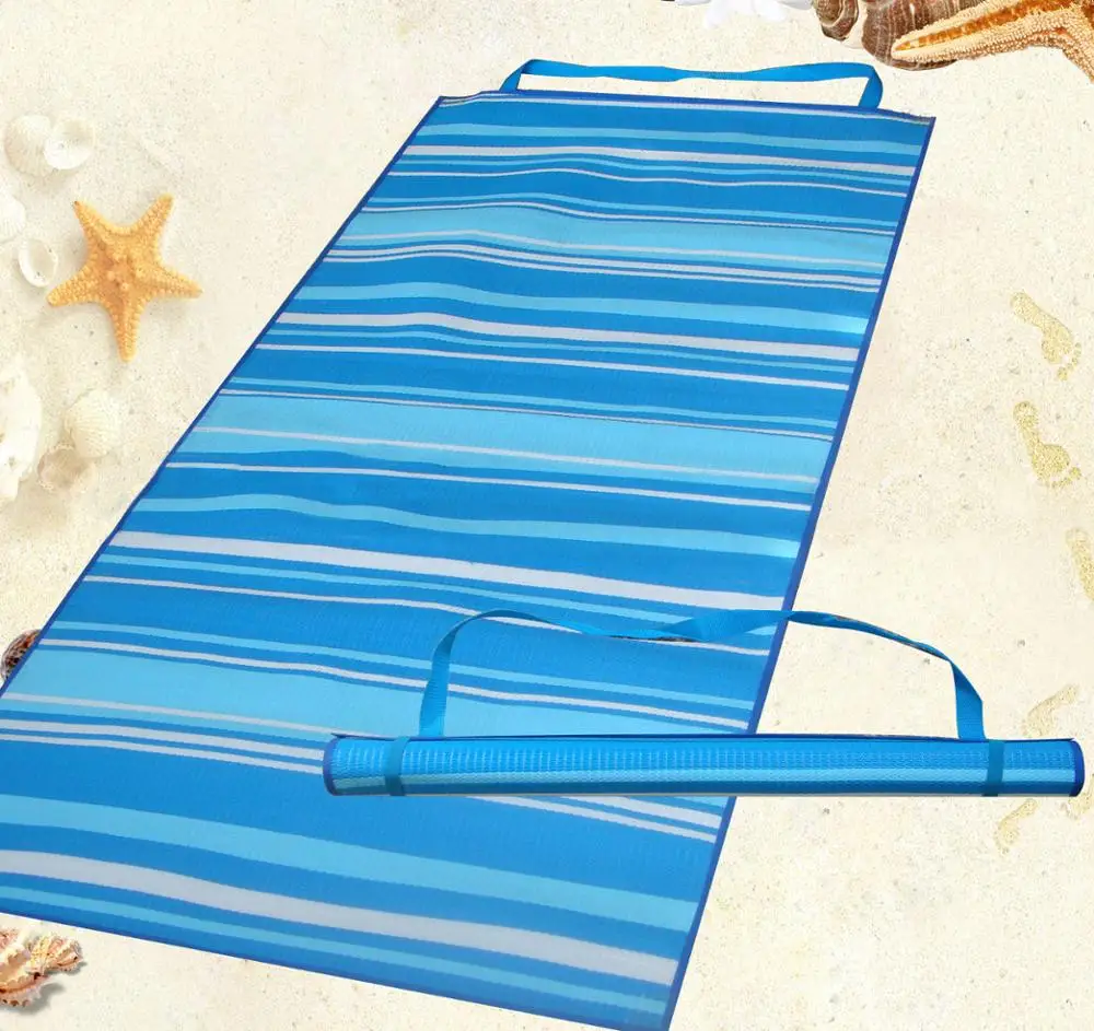 Custom cheap recyclable roll up sleeping beach mat