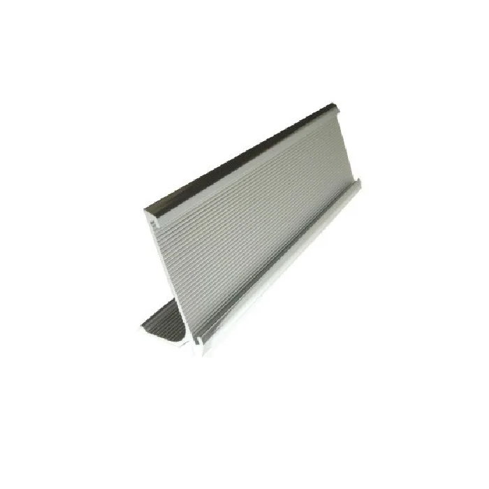 Desk Top Grooved Metal Nameplate Holder MOQ 1 PC
