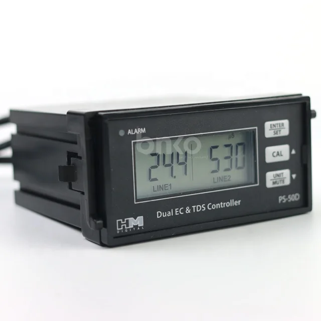 HM цифровой PS-50D двойной EC & TDS контроллер для очистки воды фильтр