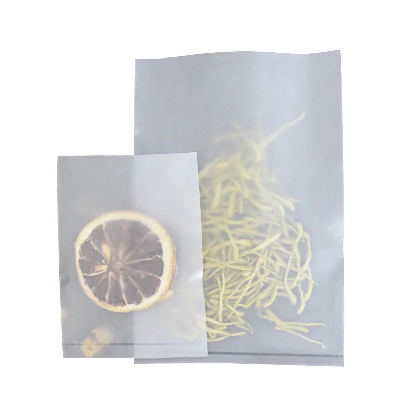 PE Soft Super food used plastic shopping flat bottom bag