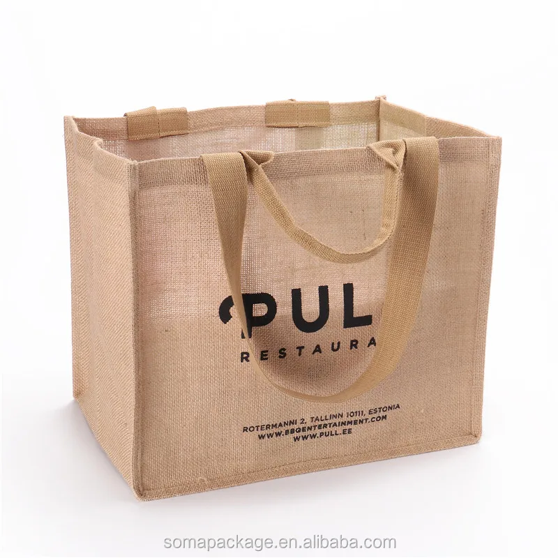 Elegant appearance new products canvas bag jute cheap for gift