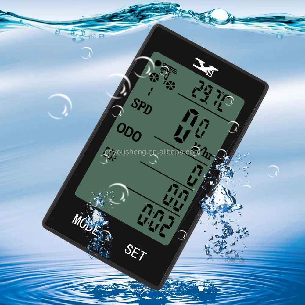 YS-508 Многофункциональный большой экран велосипедный компьютер велосипедный скоростной прибор