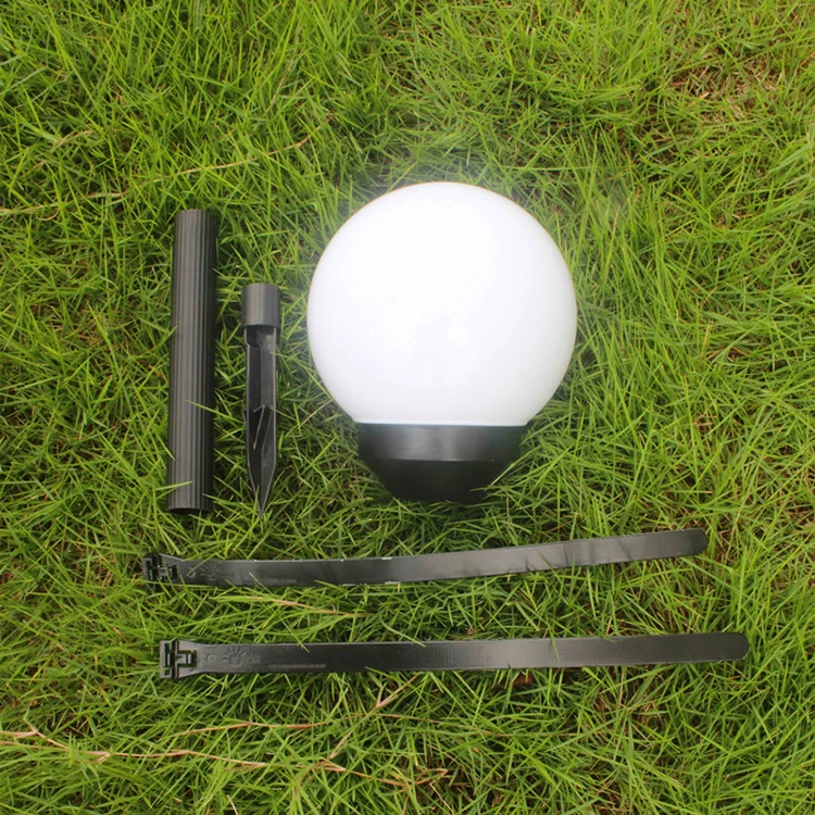 
Solar Globe Lights Outdoor Globe Stake Light with strap Garden Path Lighting for Garden lawn 