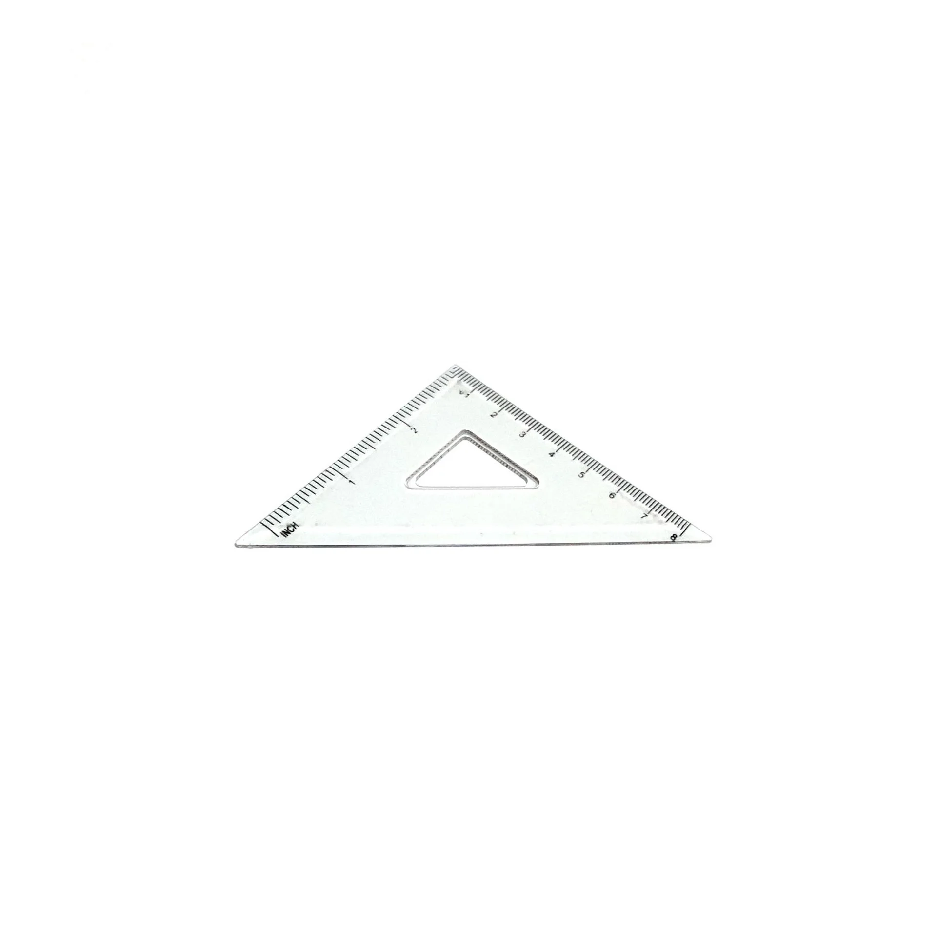 45/90 Degree Plastic Triangle Angle Measuring Ruler