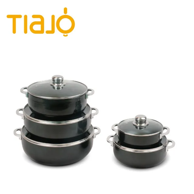
Selling popular cheap and popular aluminum cooking pot set 