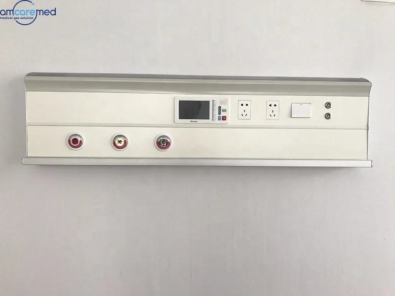 Medical Gas Equipment Medical ICU Bed Head Panels Hospital Bed Head Trunking Units